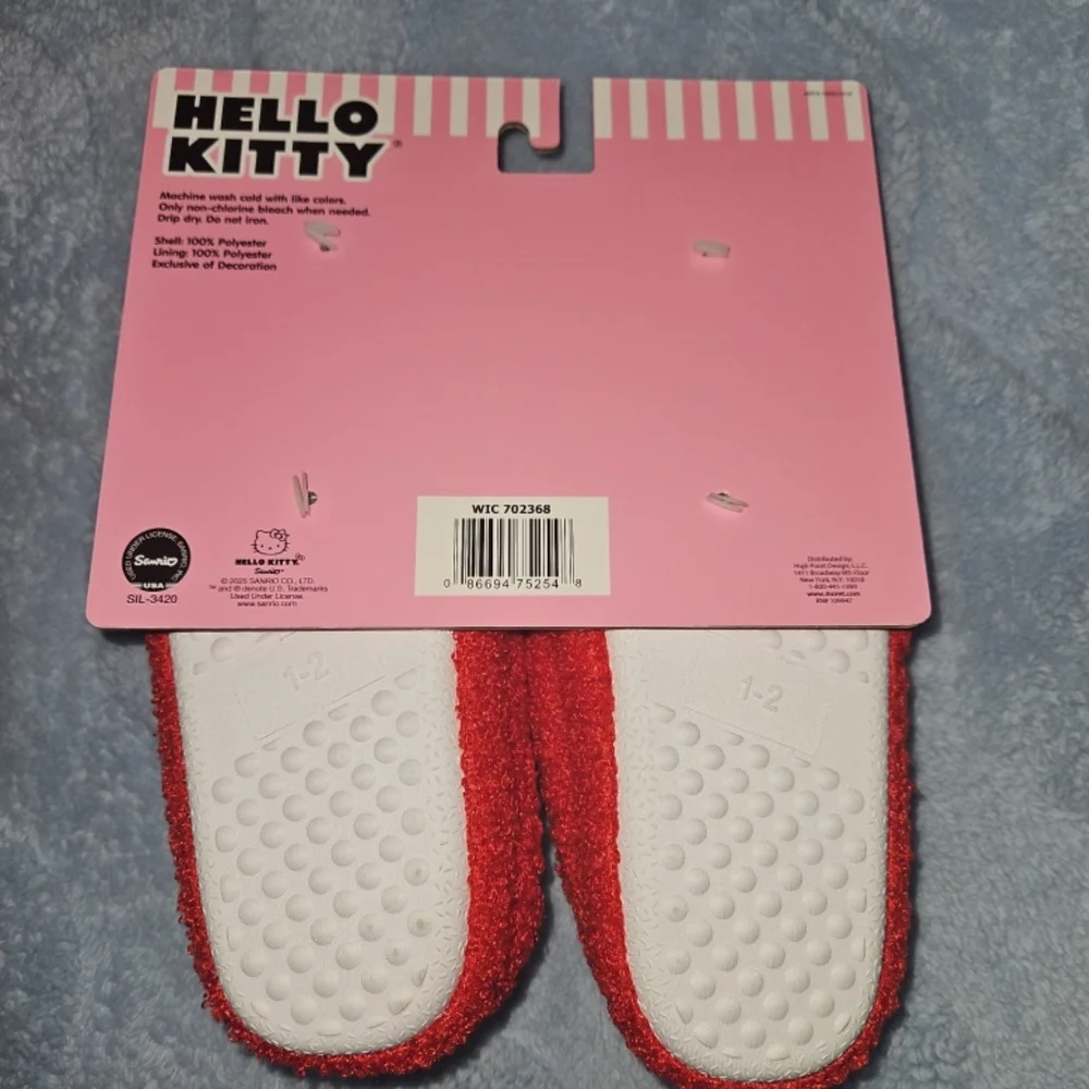 Hello Kitty Red Kids Slippers - Picture 5 of 5
